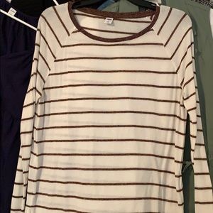 Old navy long sleeve striped top. Size S